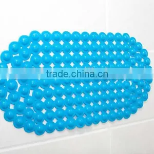 Non Toxic Leaf Texture Funny Tub Pvc Kids Plastic Bath Mats thumbnail-2