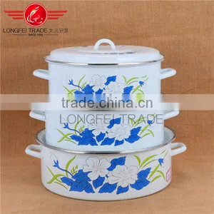 Enamel / Ceramic Industrial Cooking Pot/ Stew Pot Set thumbnail-1