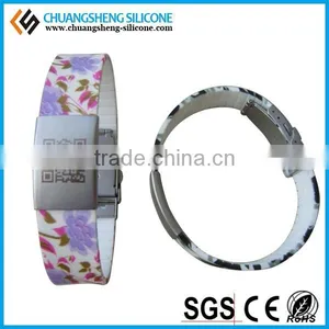 Hot Selling Silicone Emergency Alert qr Code id Bracelet With Factory Price thumbnail-1