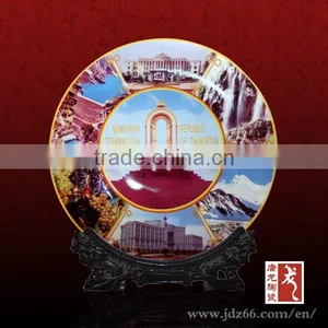 New Year Gift High Quality Hand Painting French Ceramic Plates for Home Souvenir thumbnail-2