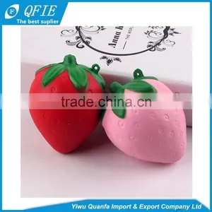 Promotional 11.5CM PU Foam Big Strawberry Kawaii Jumbo Squishy Slow Rising Toy for Kids thumbnail-6