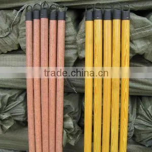 Wooden Brush Handle With Pvc Coated thumbnail-1