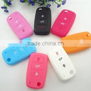 Car Key Case for Passat Case Cover Holder Single Pack for VW thumbnail-1