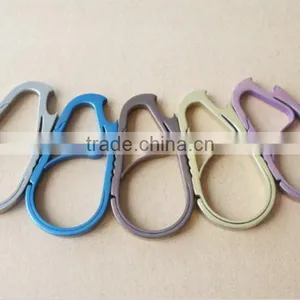 TK-1773 Outdoor Edc Tool Multi-function Titanium Alloy Quick Release Anti-lost Carabiner Bottle Opener thumbnail-6