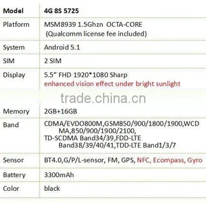 LTE8S5725 5.5" High End Mobile Rugged Smartphone thumbnail-3