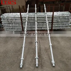 Q345 Steel Cuplock Scaffolding Standard With Forged Top Cup thumbnail-1