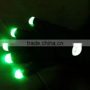New Led Flashing Gloves Rainbow Flash Fingertip LED Gloves Unisex Light Up Glow Stick Gloves Mittens thumbnail-2