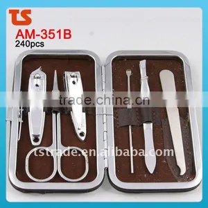 7PC Cheap Stainless Nail Manicure Set Tools AM-351B thumbnail-1
