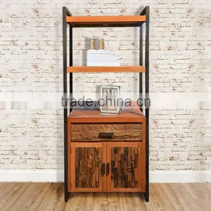 Book Rack Japan Rustic Industrial Furniture thumbnail-1