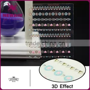 New Air Fashion Customized Body Metal StyleNail Art Stickers thumbnail-4