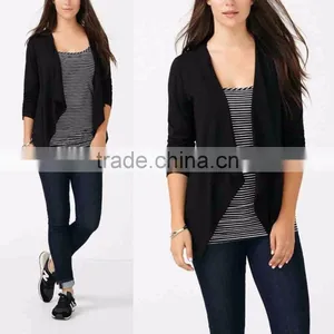 Maternity 3/4 Sleeve Maternity Cardigan Long Cardigan Abaya Long Sleeve Crochet Cardigan thumbnail-1