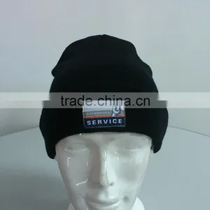 100% Acrylic Knitted Beanie Hat thumbnail-1