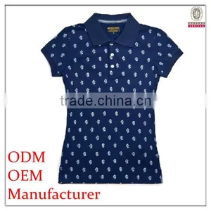 Hot Sale Latest Design Gilr's Polo T-shirts thumbnail-1
