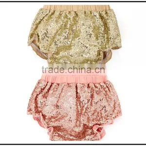 Baby Cotton Sequin Shorts Bloomers Wholesale thumbnail-1