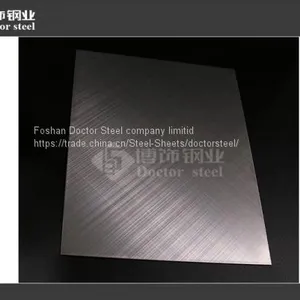 2B Face Wire Drawing by Manual,cross Hairline Stainless Steel Plate SUS 304 thumbnail-1