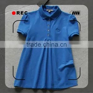 Ladies Fashion Jersey Polo Dress Shirt 201309 thumbnail-1