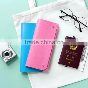 Large Capacity Multifunctional Card Bag PU Leather Passport Storage Handbag Customized Logo thumbnail-5
