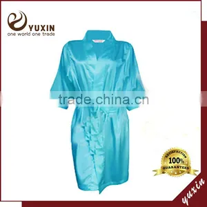New Customized Rhinestone Bride Satin Robe Satin Robe RW1-0012 thumbnail-1