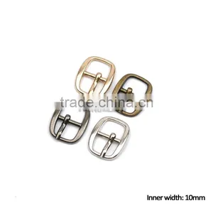 10mm Small Alloy Metal Shoe Buckle Watch Buckle Pin Belt Sandal Buckle Bags Wallet Buckle Nickle,black,gold,bronze BK-007 thumbnail-1