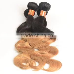Best Selling Cheap Two Tone Body Wave Colored Brazilian Hair Weave For Sale thumbnail-5