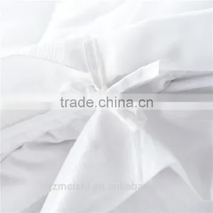 100% Cotton Stripe Hotel Bedding Set White Dubai Bed Sheet Set thumbnail-4