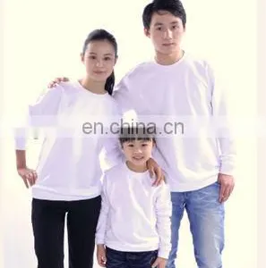Sublimation Heat Transfer Children Combed Cotton Round Collar White Underwear thumbnail-1