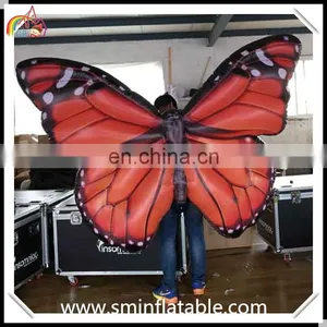 Commercial Inflatable Led Butterfly, Stage Decor Led Light Butterfly Wings ,show Activity Butterfly Costume thumbnail-1