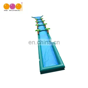 150 ft Slip n Slide Inflatable Slide the City Water Slide With Palm Tree for Kids and Adults thumbnail-1