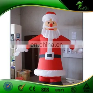 High Quality Inflatable Santa For Christmas , Giant Inflatable Standing Christmas Father for Decoration thumbnail-1