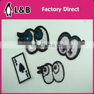 2016 Iron on Patches for Clothing, Custom Embroidery Patches for Shirts,iron on Football Patches thumbnail-6