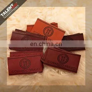 Custom Handbag Garment Embossed Leather Label thumbnail-5