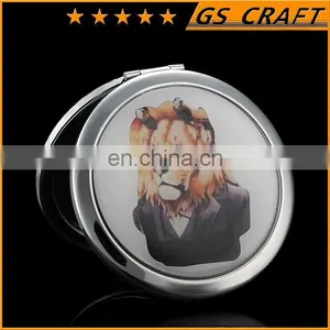 Customized Lion Animals Cosmetic Gift Portable Mirror thumbnail-1