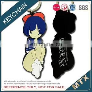 2D Design Soft PVC Keyring thumbnail-2