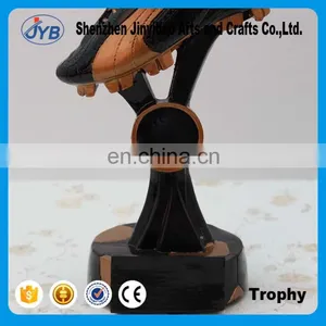 Creative Resin Gold and Black Color Gym Shoes Trophy thumbnail-3