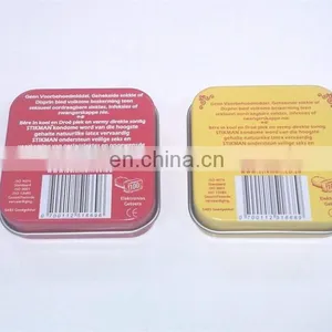 Hot Sale Small Condom Tins With Hinge thumbnail-3