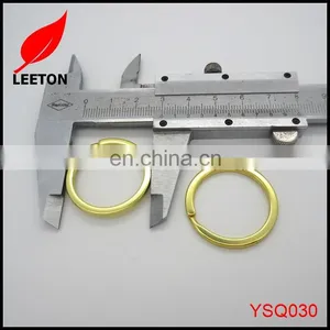 30mm Shiny Gold Flat Split Ring for Gift thumbnail-4
