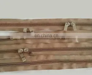 Wholesale Long Chain Cheap Price Double End Nylon Zipper for Accessories Clothing thumbnail-2