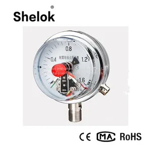Electric Contact Manometer Medical Oxygen Pressure Gauge thumbnail-1