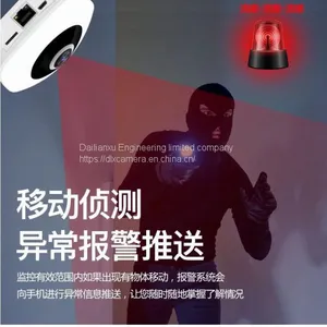 Indoor 360degree 3Mp HD Smart Home P2P Wireless &wired SD Audio Video Camera With APP thumbnail-2