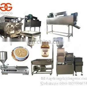 Continuous Full Automatic Hummus Sesame Tahini Paste Making Peanut Butter Production Line Groundnut Butter Processing Machine thumbnail-2