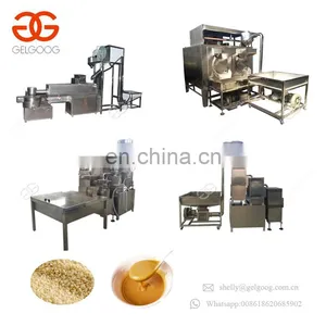 Stainless Steel Almond Peanut Grinding Roasting Equipment Sesame Butter Processing Line thumbnail-1