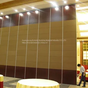 Foldable Movable Partition Walls For Dance Studio / Sliding Room Dividers thumbnail-3