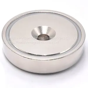 Countersunk Hole Pot Magnet of NdFeB thumbnail-1