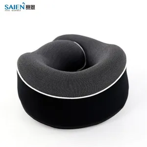 Memory Foam Travel Neck Pillow Travel With Earbuds&Eye Mask for Airplane and Car thumbnail-2