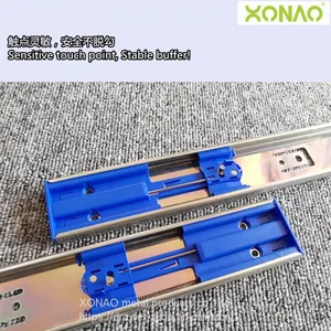 45MM Soft Close Full Extension Ball Bearing Slide(Double Springs) thumbnail-3