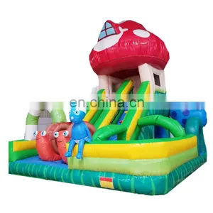 Guangzhou Inflatable Castle Bounces and Jumping Slide for Sale thumbnail-1