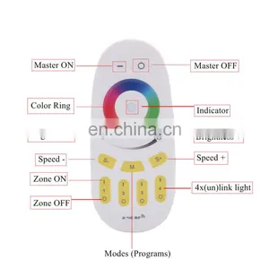 Dimmable Remote Control 2.4G 4 Zone RGB Wireless RF Led Controller thumbnail-7