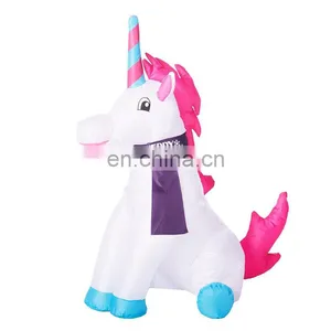 Inflatable Advertising Model Unicorn Balloons With Blower thumbnail-1