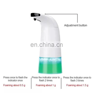 Factory Hands Free Wash Automatic Liquid Soap Disinfection Device Infrared Sensor Foam Sanitizer Dispenser 250ml thumbnail-5