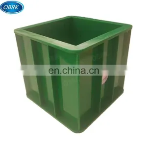 150x150x150mm Plastic Concrete Test Cube Mould Mortar Cube Test Mould Concrete Cube Mold 6" x 6" thumbnail-2